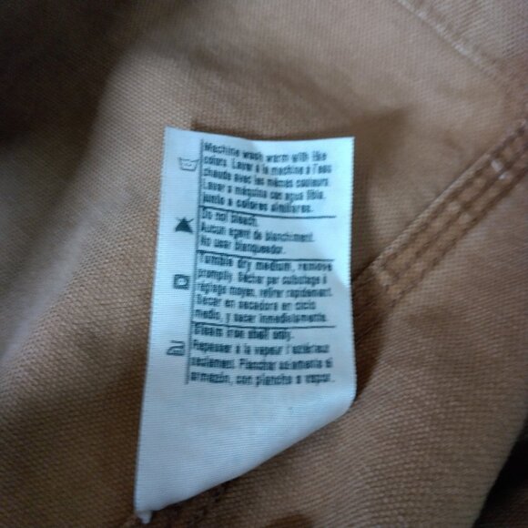 Carhartt Chore Jacket WVU Mountaineers 2XL Brown Duck Canvas 101322 211 Work - Picture 7 of 16